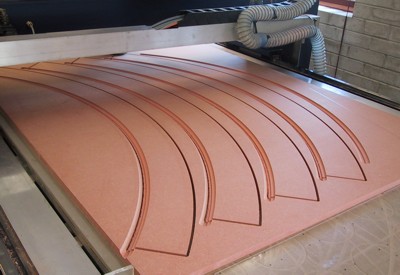 Arch cut from FR MDF